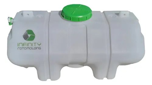 Tanque horizontal rotomoldeado